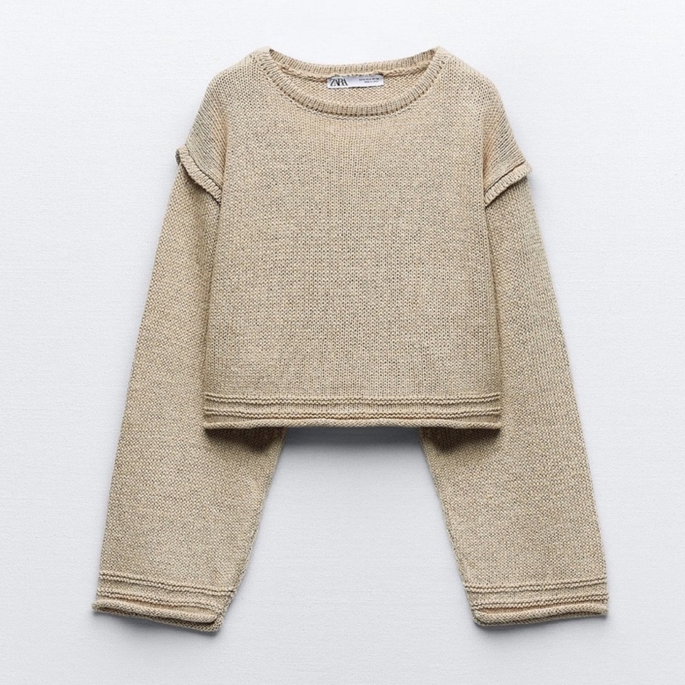 Zara Beige Knit Sweater